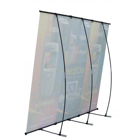 L Banner Stand Display - L60